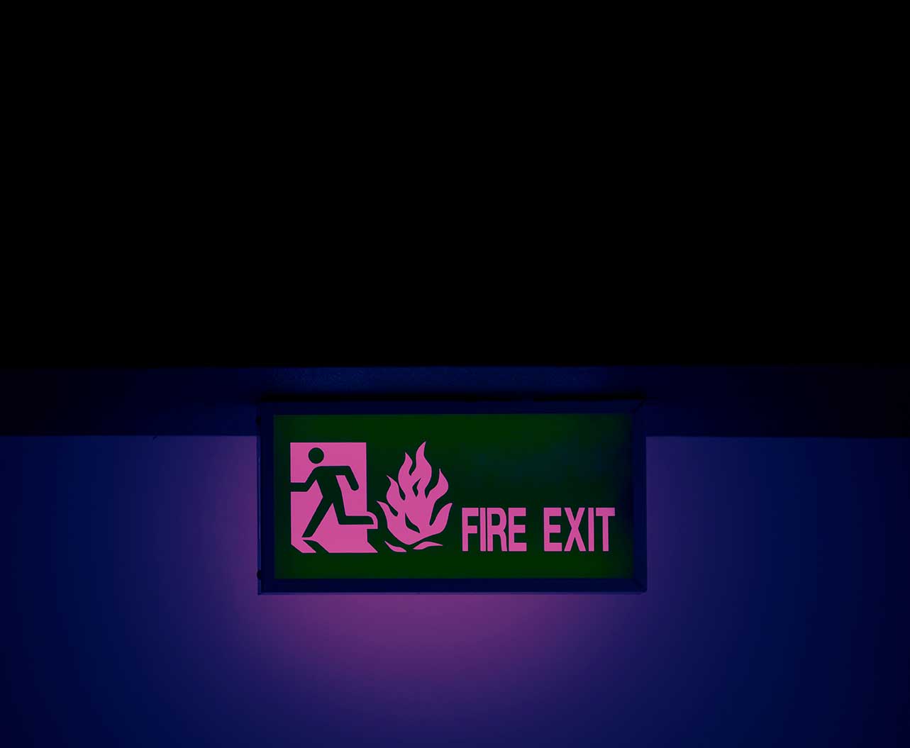 Photo-luminescent Signs Can Save People's Lives in Case of a Fire