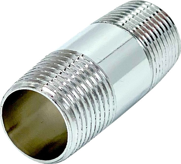 1/2 X Close *Lead-Free* Chrome-Plated Nipple