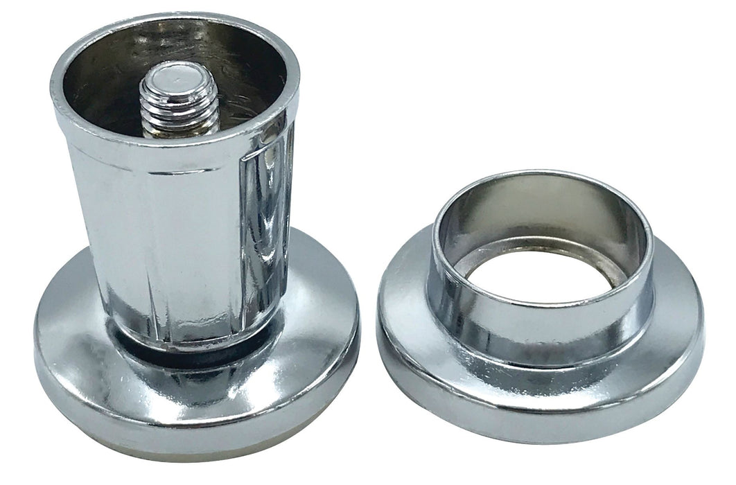 Adjustable Jiffy Flange, Chrome Plated Plastic (Pair)