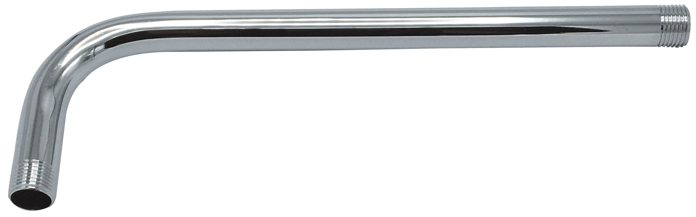 1/2" X 12" Chrome-Plated 90 Degree Shower Arm