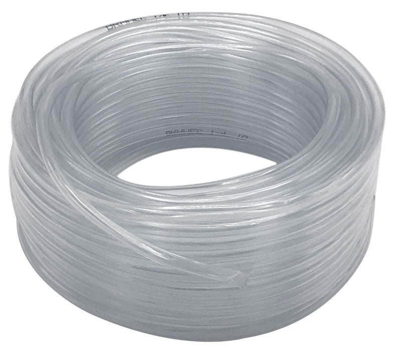 1/4" I.D. X 3/8" O.D. X 100' Clear Vinyl Tubing