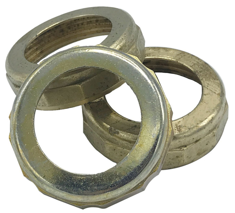 2" X 2" Brass-Plated Zinc Die-Cast Slipnut