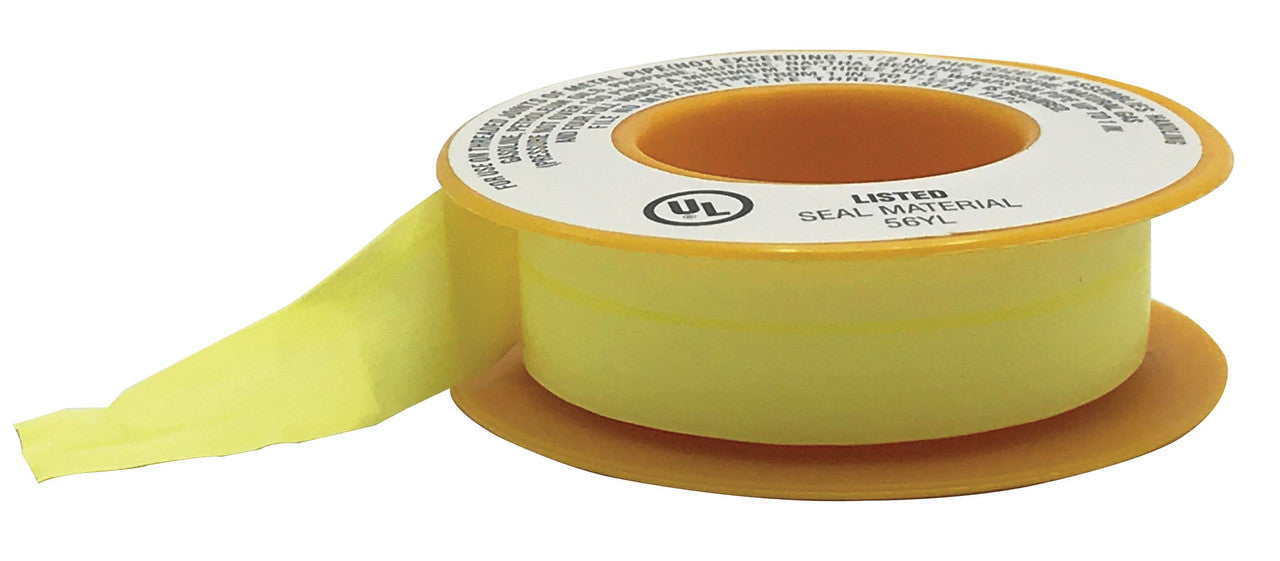 1/2" X 520" Yellow Teflon Tape