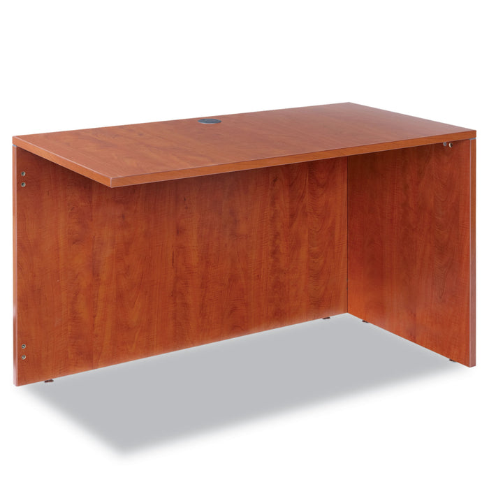 Alera Valencia Series Reversible Return/Bridge Shell, 47 1/4w x 23 5/8d x 29 1/2h, Cherry