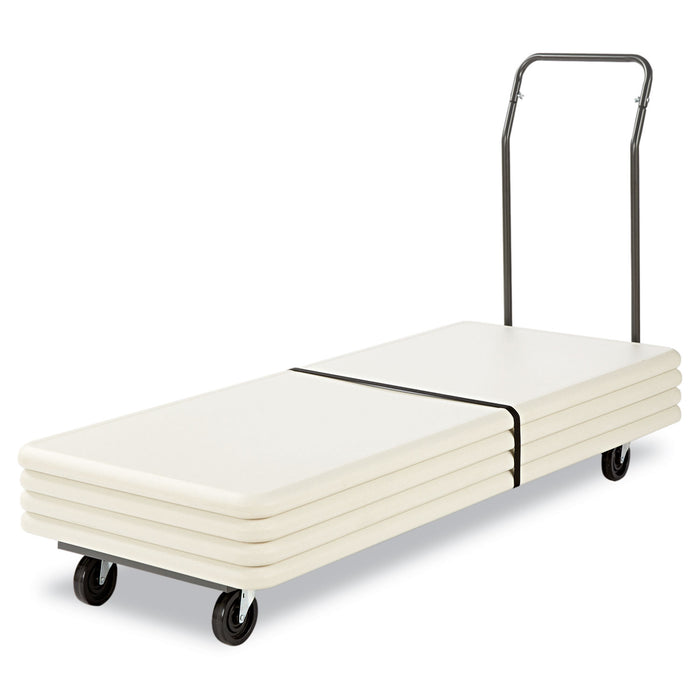 Chair and Table Cart, 20.86w x 50.78 to 72.04d, Black