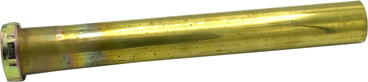 1 1/2" X 12" Rough Brass Slip Joint Extension Tube