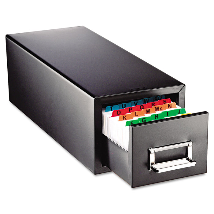 Drawer Card Cabinet Holds 1,500 3 x 5 cards, 7 3/4 x 18 1/8 x 7