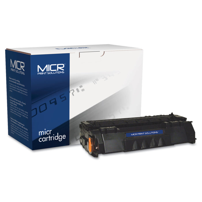 Compatible Q5949X(M) (49XM) High-Yield MICR Toner, 6000 Page-Yield, Black