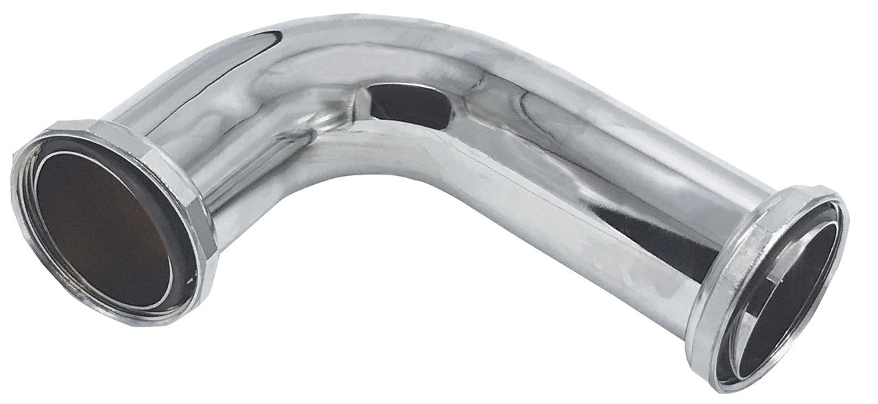 2" X 6" X 8" Chrome-Plated  Tank Elbow