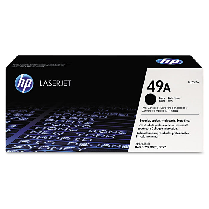 HP 49A, (Q5949A) Black Original LaserJet Toner Cartridge
