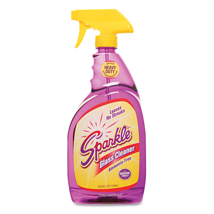Glass Cleaner, 33.8oz Spray Bottle, 12/Carton
