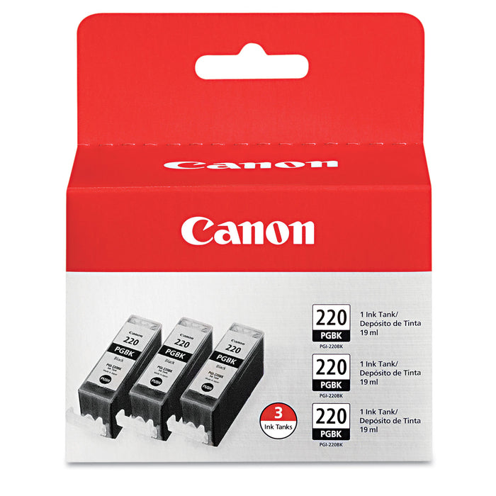 2945B004 (PGI-220) Ink, Black, 3/PK