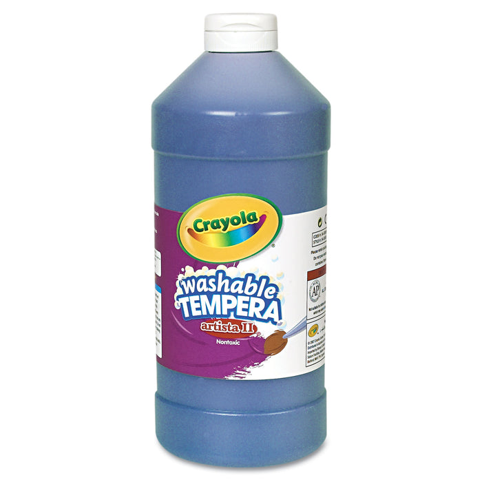 Artista II Washable Tempera Paint, Blue, 32 oz