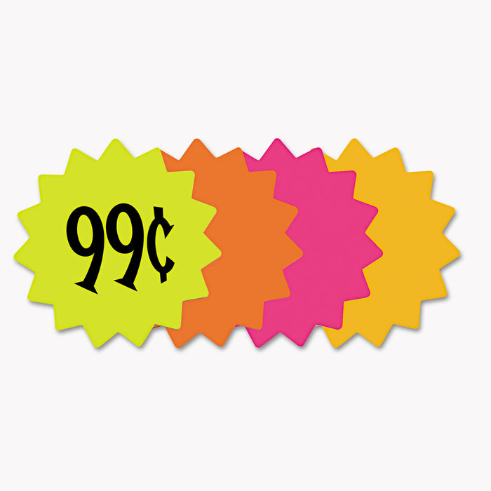 Die Cut Paper Signs, 4" Round, Assorted Colors, Pack of 60 Each