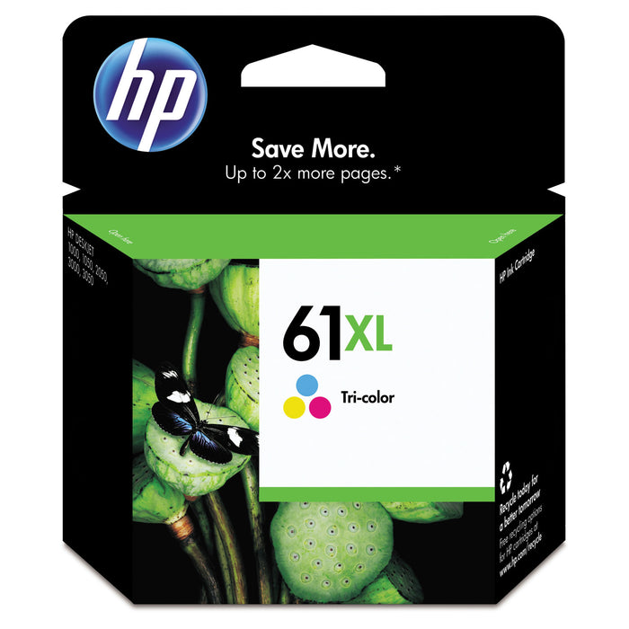 HP 61XL, (CH564WN) High Yield Tri-color Original Ink Cartridge