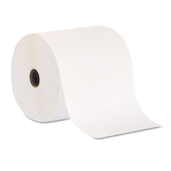 Pacific Blue Basic Nonperf Paper Towel Rolls, 7 7/8 x 800 ft, White, 6 Rolls/CT