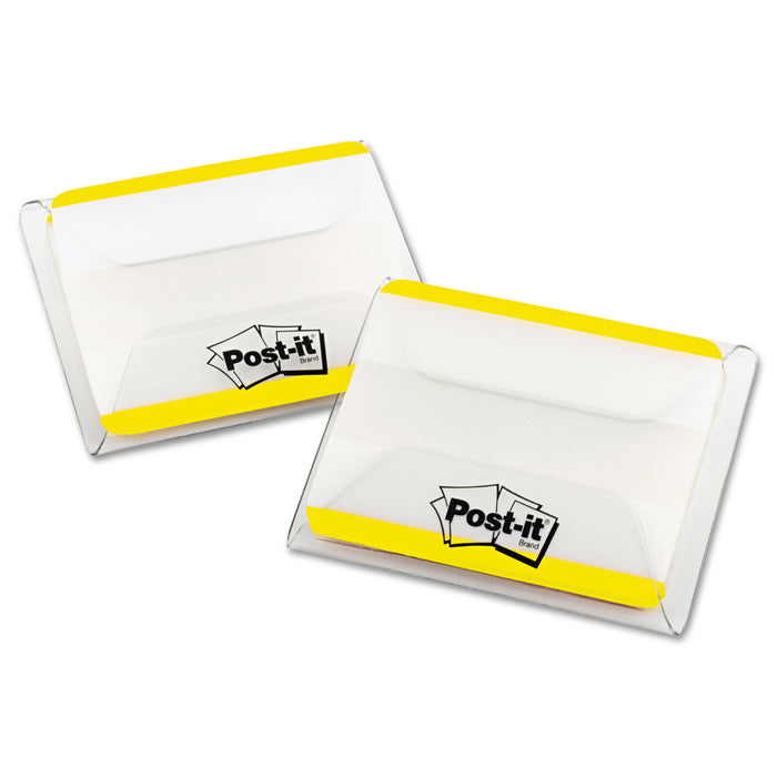 2" and 3" Tabs, Lined, 1/5-Cut Tabs, Yellow, 2" Wide, 50/Pack