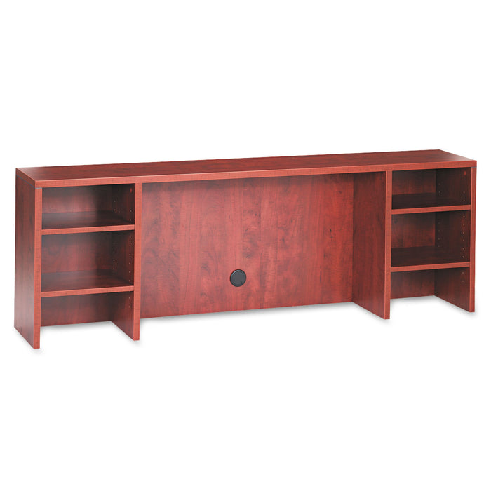 Alera Valencia Series Organizer Hutch, 70.63w x 11.75d x 23.63h, Medium Cherry