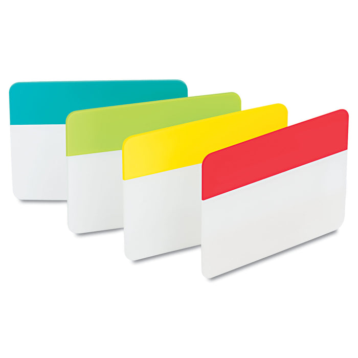 2" and 3" Tabs, 1/5-Cut Tabs, Assorted Colors, 2" Wide, 24/Pack