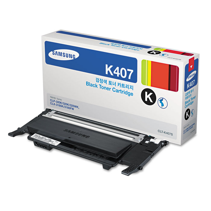 CLT-K407S (SU134A) Toner, 1500 Page-Yield, Black