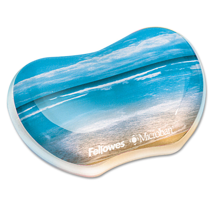 Gel Wrist Rest, Photo, 4 7/8 x 3 7/16, Sandy Beach