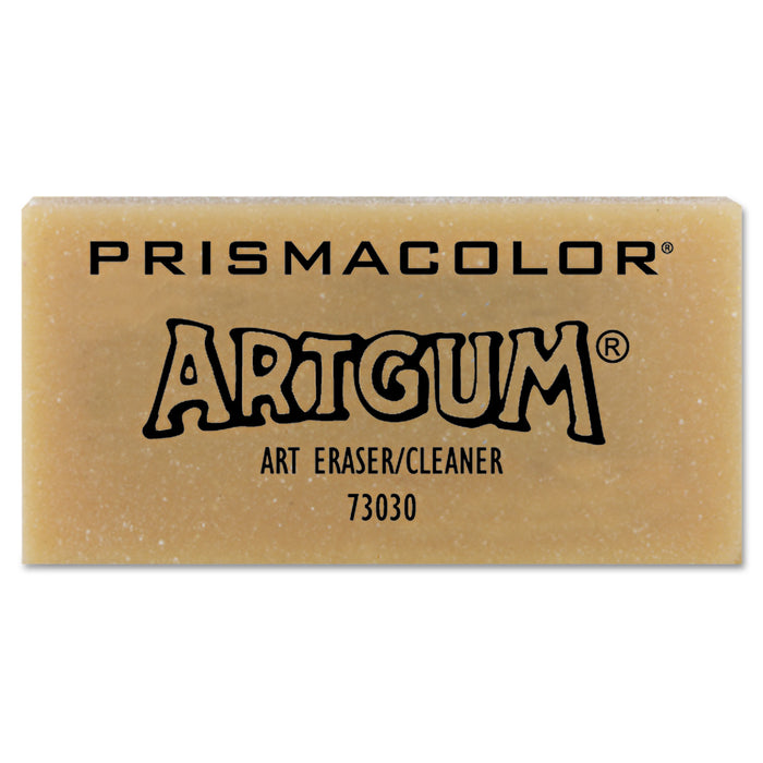 ARTGUM Eraser, Rectangular, Large, Off White, Kneaded Rubber, Dozen