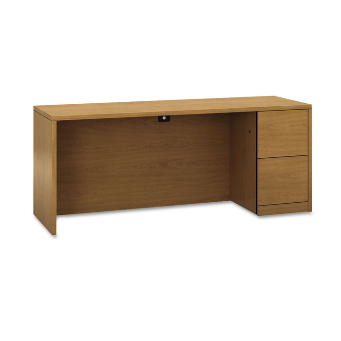 10500 Series Full-Height Right Pedestal Credenza, 72w x 24d x 29.5h, Harvest