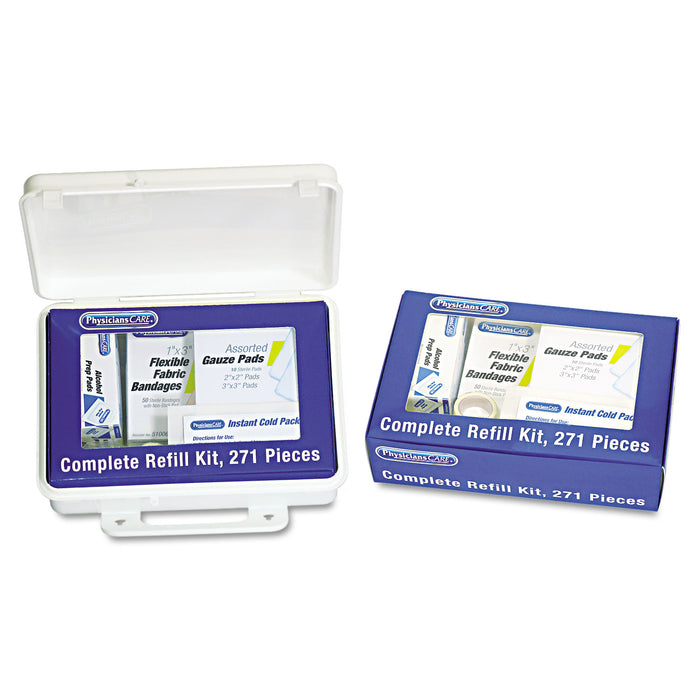 Complete Care First Aid Kit Refill, 271 Pieces/Kit