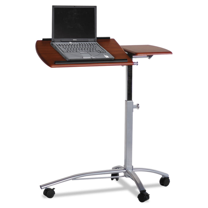 Eastwinds Laptop Computer Caddy, 29.5w x 20d x 27 to 38h, Medium Cherry