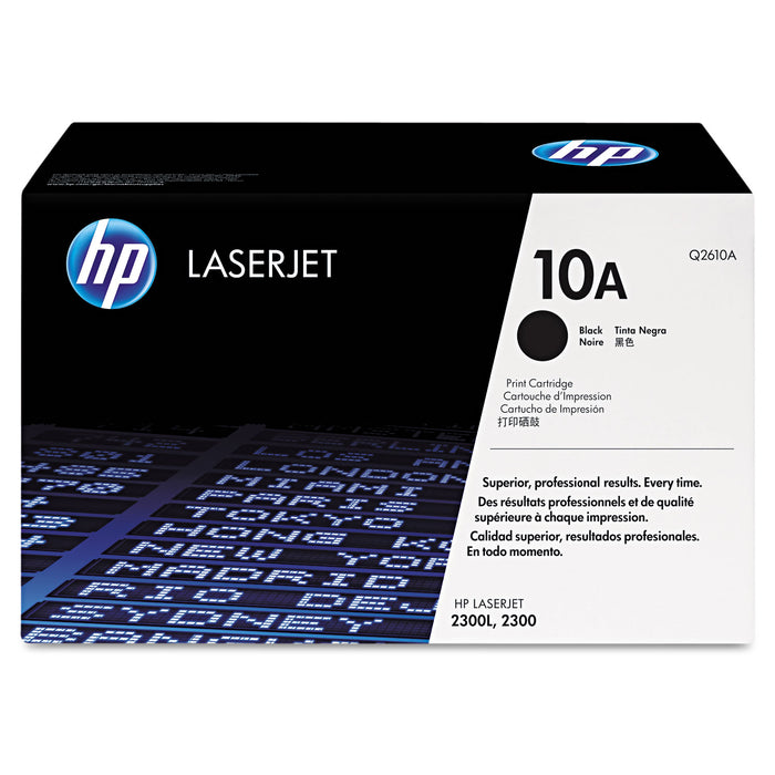HP 10A, (Q2610A) Black Original LaserJet Toner Cartridge