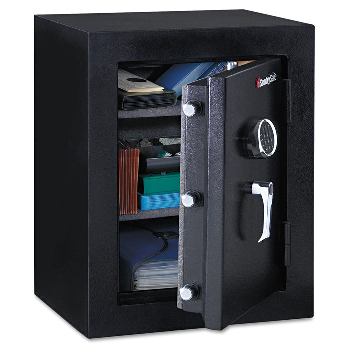 Executive Fire-Safe, 3.4 cu ft, 21.75w x 19d x 27.75h, Black