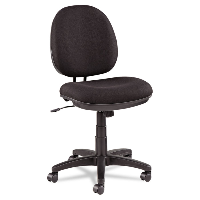Alera Interval Series Swivel/Tilt Task Chair, Supports up to 275 lbs, Black Seat/Black Back, Black Base