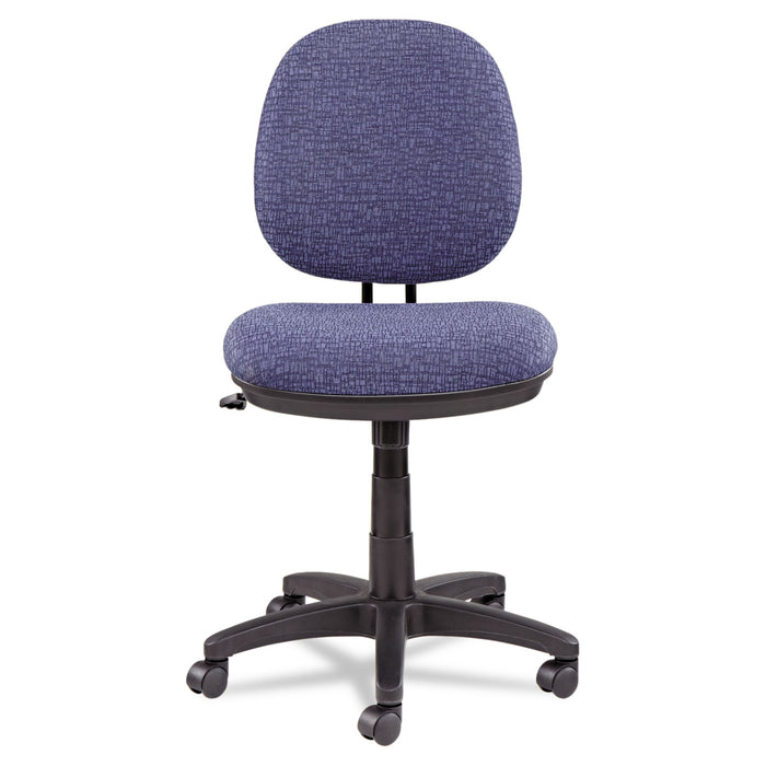 Alera Interval Series Swivel/Tilt Task Chair, Supports up to 275 lbs, Marine Blue Seat/Marine Blue Back, Black Base