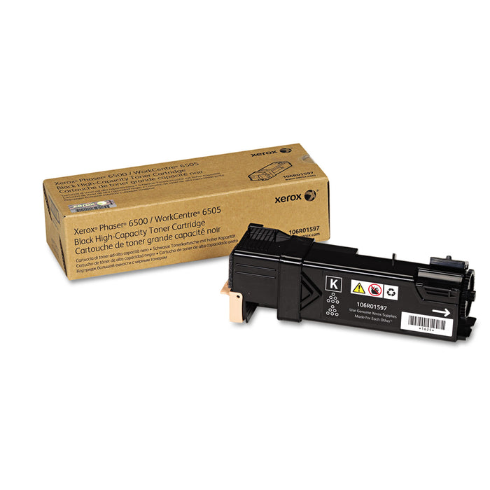 106R01597 High-Yield Toner, 3000 Page-Yield, Black