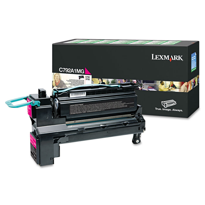 C792A1MG Return Program Toner, 6000 Page-Yield, Magenta