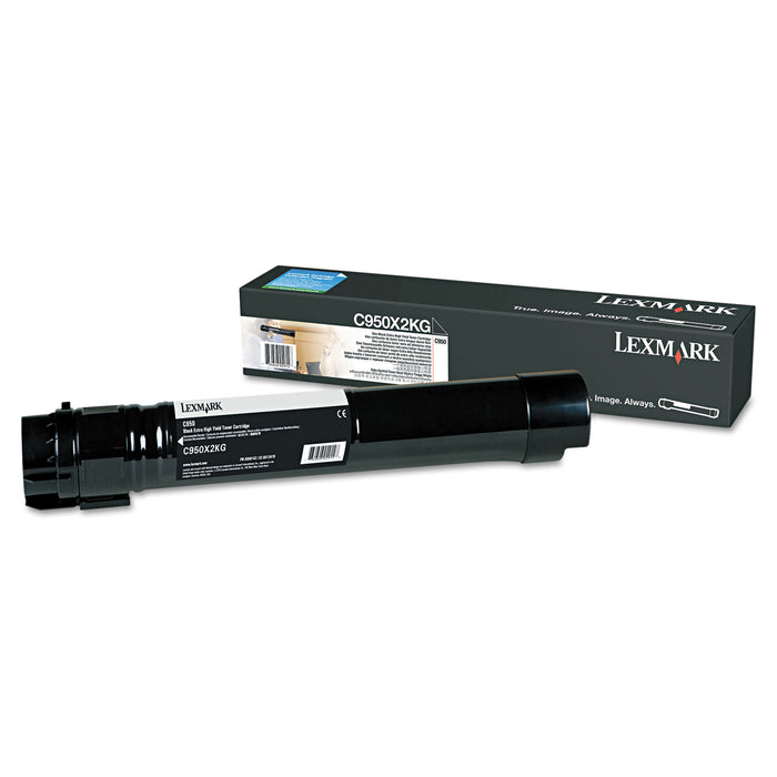 C950X2KG Extra High-Yield Toner, 32000 Page-Yield, Black