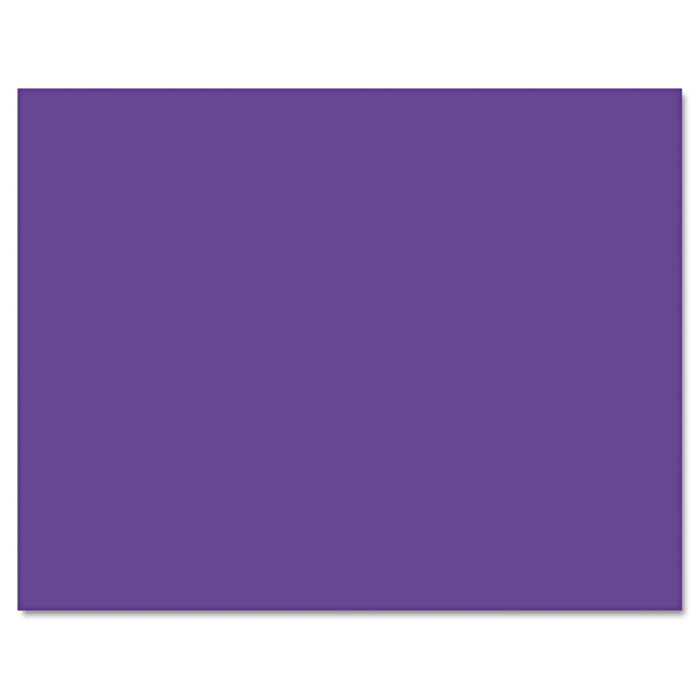 Four-Ply Railroad Board, 22 x 28, Purple, 25/Carton