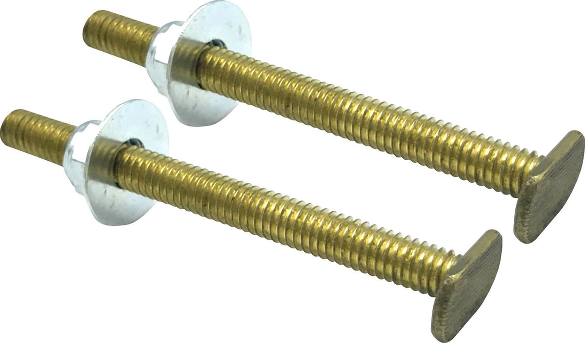 5/16" x 3 1/2" Brass Flange Bolts (Pair)