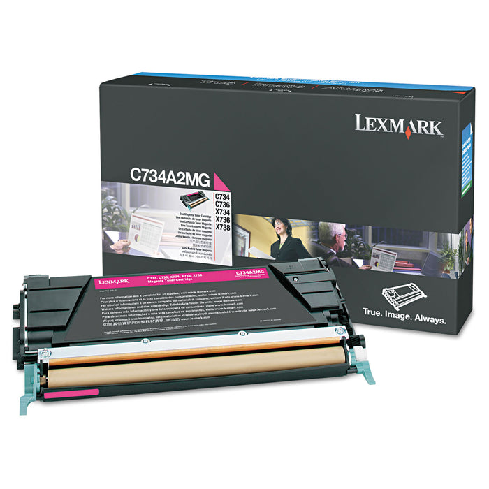 C734A2MG Toner, 6000 Page-Yield, Magenta
