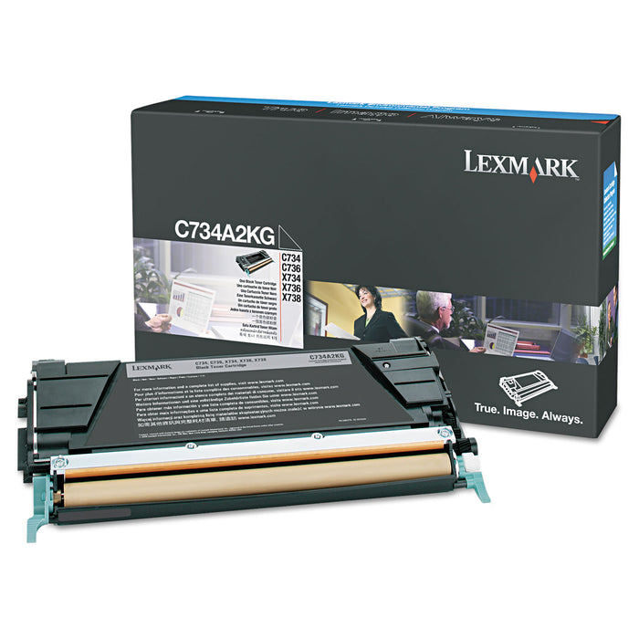 C734A2KG High-Yield Toner, 8000 Page-Yield, Black