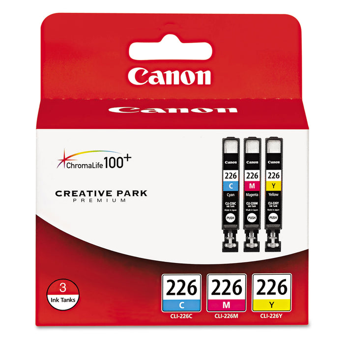 4547B005 (CLI-226) Ink, Cyan/Magenta/Yellow, 3/PK