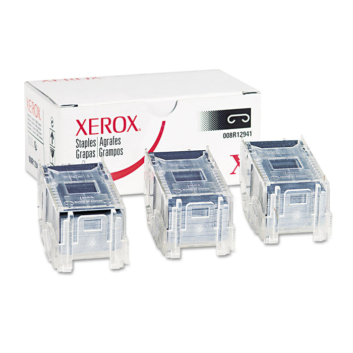 Finisher Staples for Xerox 7760/4150, Three Cartridges, 15,000 Staples/Pack