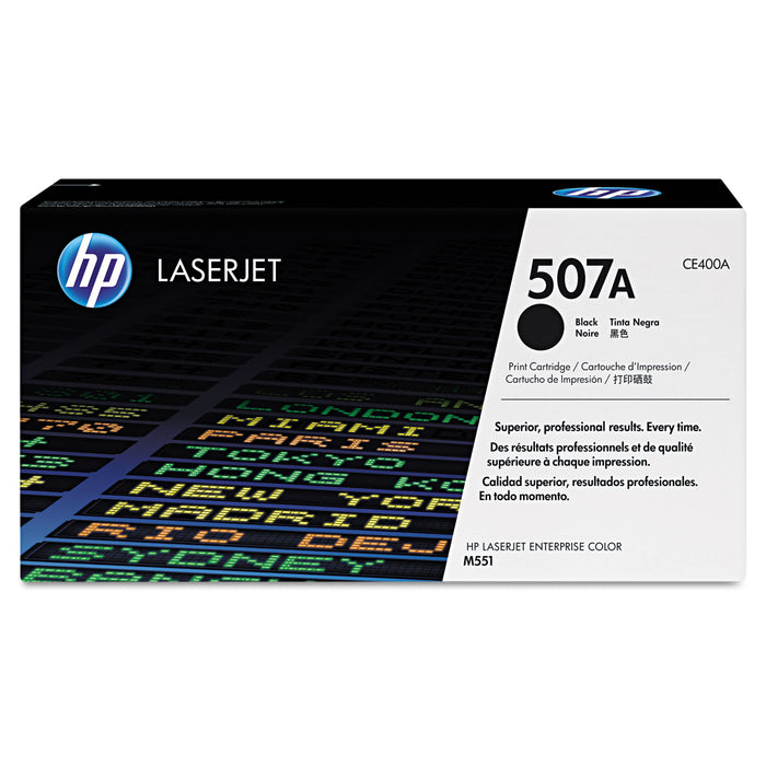 HP 507A, (CE400A-G) Black Original LaserJet Toner Cartridge for US Government