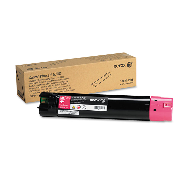 106R01508 High-Yield Toner, 12000 Page-Yield, Magenta