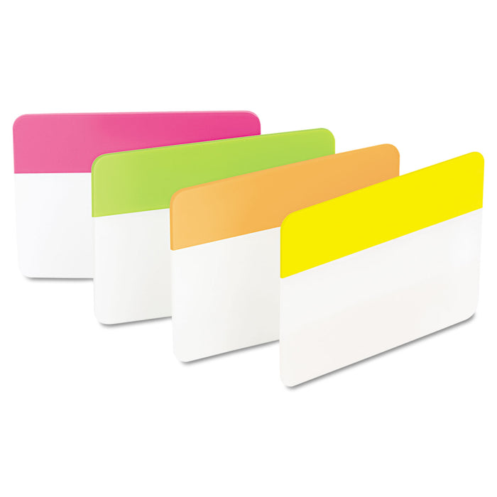 2" and 3" Tabs, 1/5-Cut Tabs, Assorted Brights, 2" Wide, 24/Pack