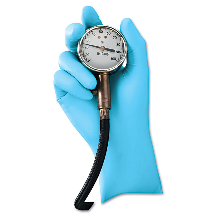 G10 Blue Nitrile Gloves, Powder-Free, Blue,242 mm Length,  Large, 100/Box