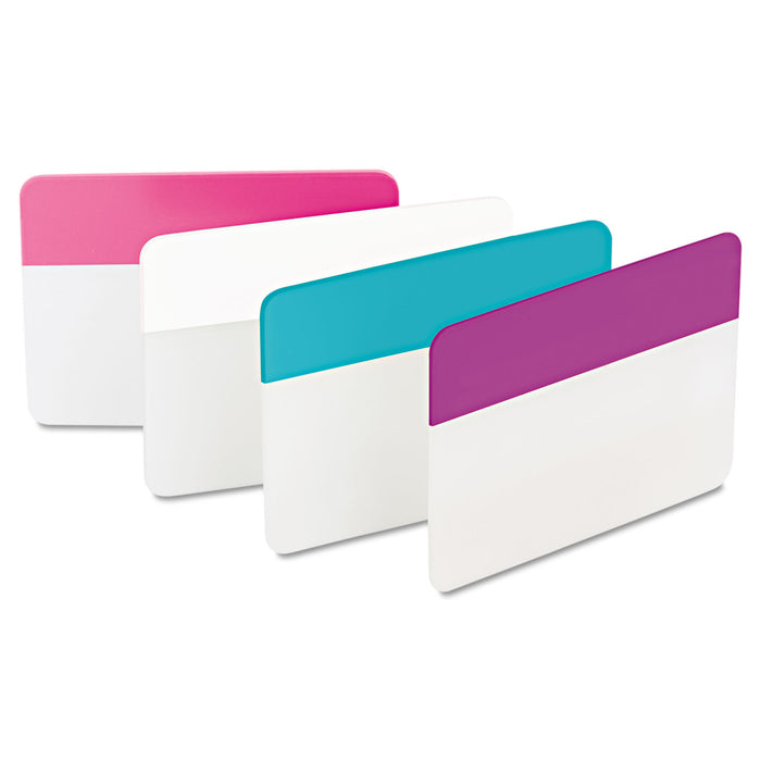 2" and 3" Tabs, 1/5-Cut Tabs, Assorted Pastels, 2" Wide, 24/Pack