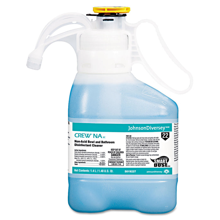 Crew Non-Acid Bowl & Bathroom Disinfectant Cleaner, Floral, 47.3oz, 2/Carton