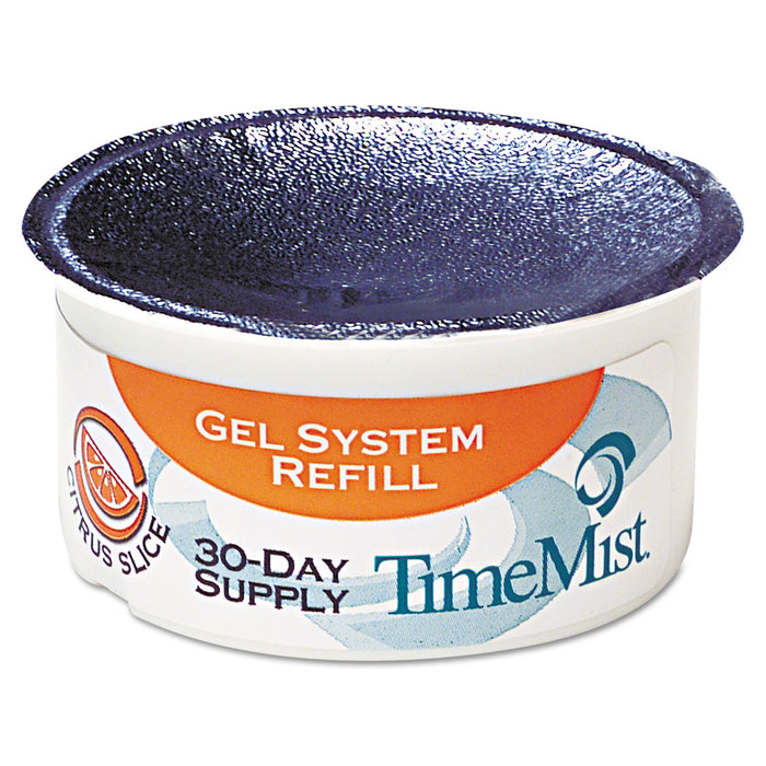 Gel Cup Refills, Citrus Slice, 2.75" Diameter, 12/Carton