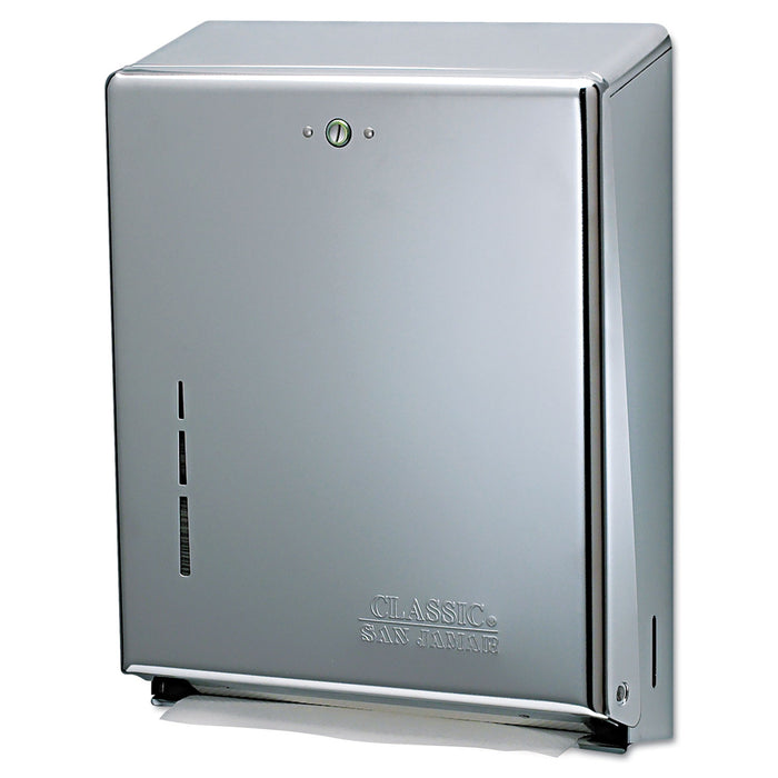 C-Fold/Multifold Towel Dispenser, Chrome,  11 3/8 x 4 x 14 3/4